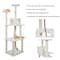 Pet Adobe Pet Adobe Cat Tree House- Multi-Level, Scratching Posts, Condo, Perches & Toys- 6-Feet Tall (Ivory) 618702CLZ - alternate 3